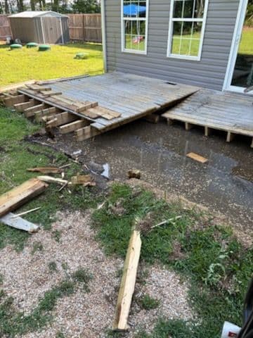 Gallery photos for DirtWorks' Deck Removal Transformation in Windsor: Image #1