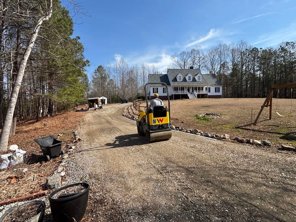 Efficient Driveway Drainage Installation in New Kent image
