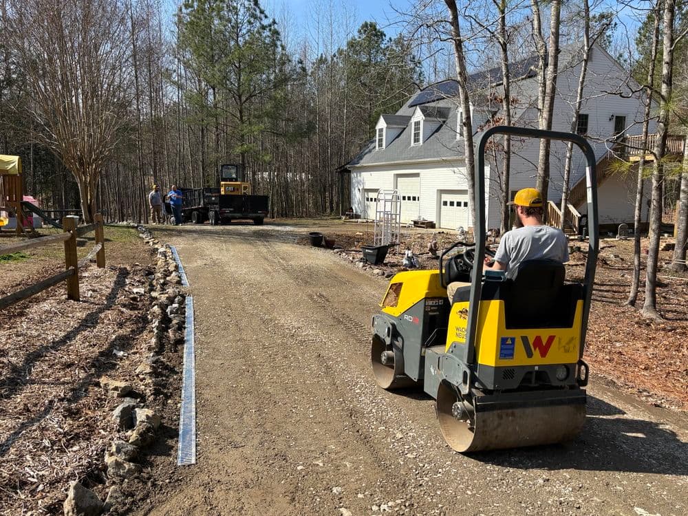 Gallery photos for Efficient Driveway Drainage Installation in New Kent: Image #1