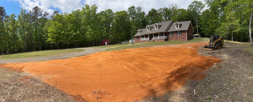 Gallery photos for Low Area Grading and Fill Work on an Ark Virginia Property: Image #1