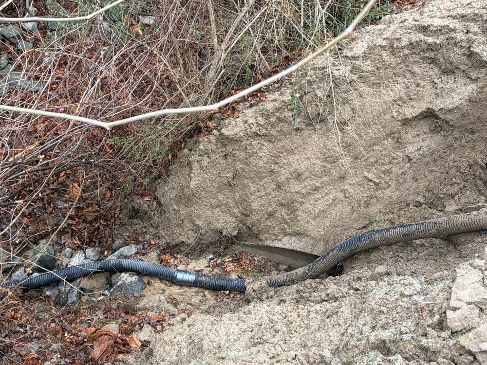 Gallery photos for Massive Backyard Erosion Repair and Land Recovery in Toano: Image #1