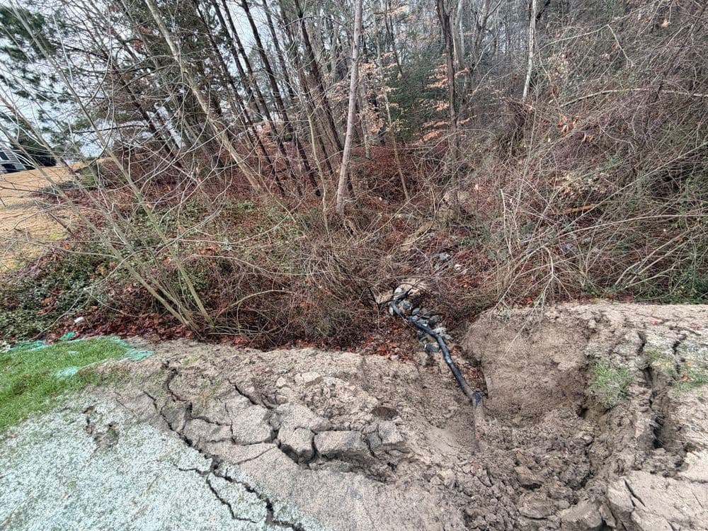 Gallery photos for Massive Backyard Erosion Repair and Land Recovery in Toano: Image #2