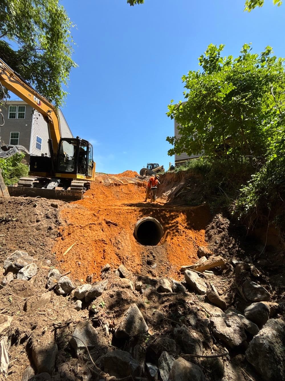 Gallery photos for Massive Backyard Erosion Repair and Land Recovery in Toano: Image #6