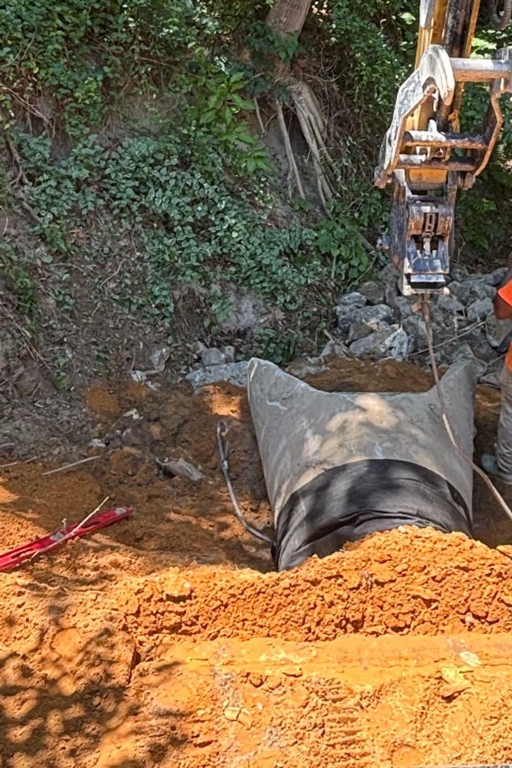 Gallery photos for Massive Backyard Erosion Repair and Land Recovery in Toano: Image #7