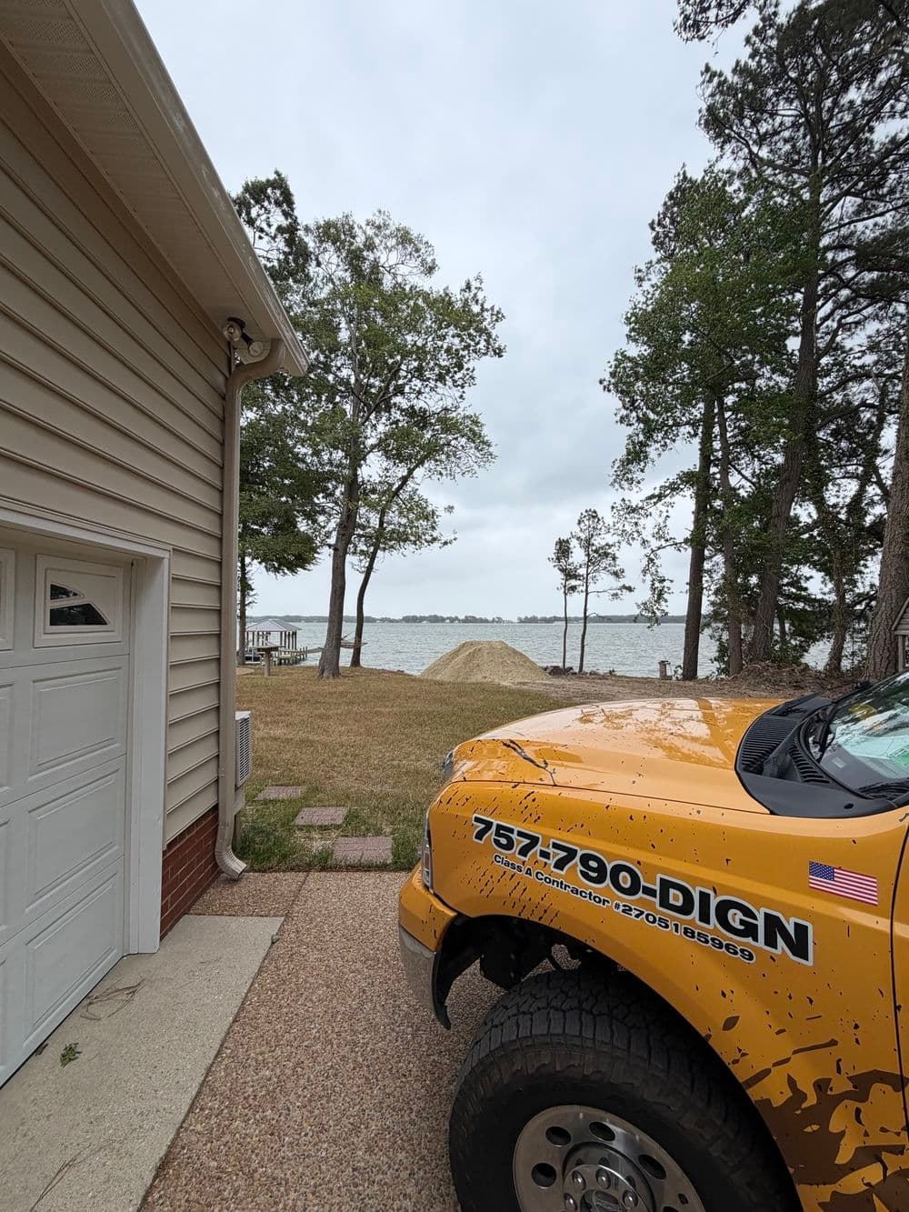 Gallery photos for Rip Rap Install and Beach Restoration in Deltaville: Image #2