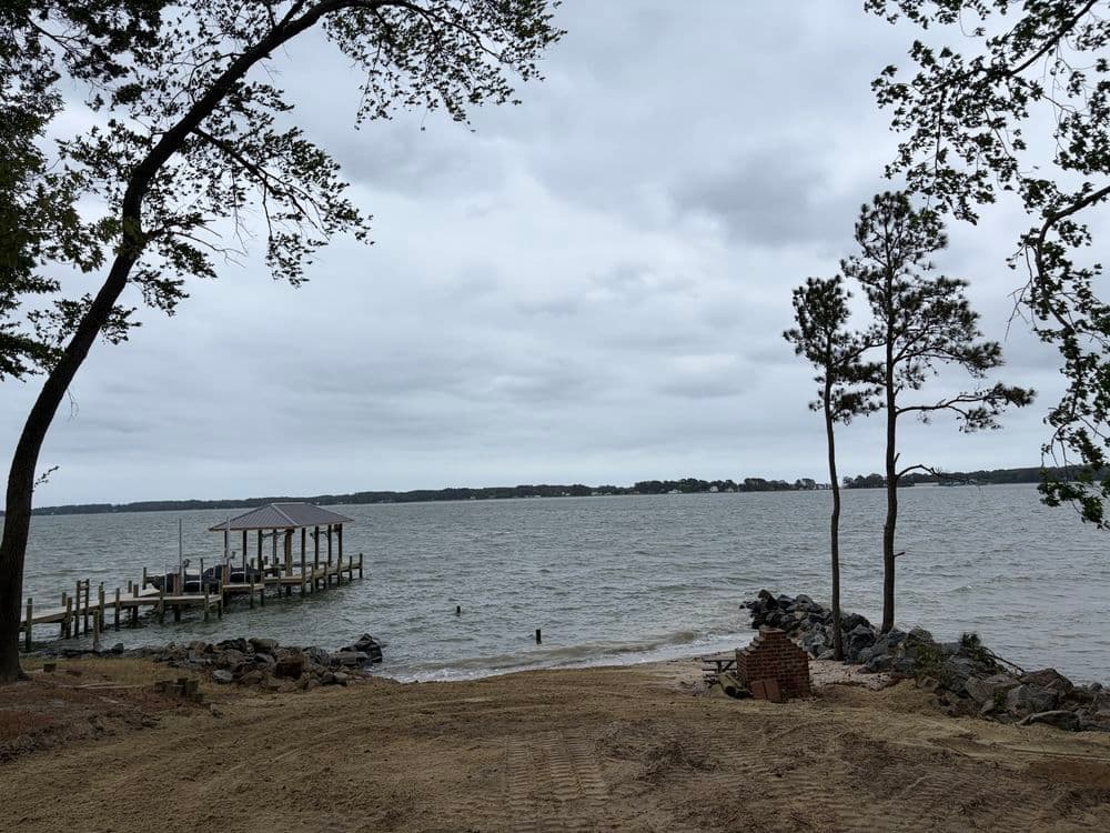 Rip Rap Install and Beach Restoration in Deltaville image
