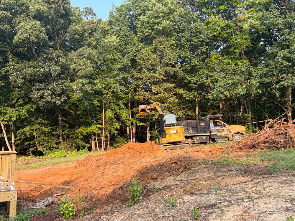 Gallery photos for Remodel Yard Prep, Drainage Fix and Gravel Driveway in New Kent: Image #1