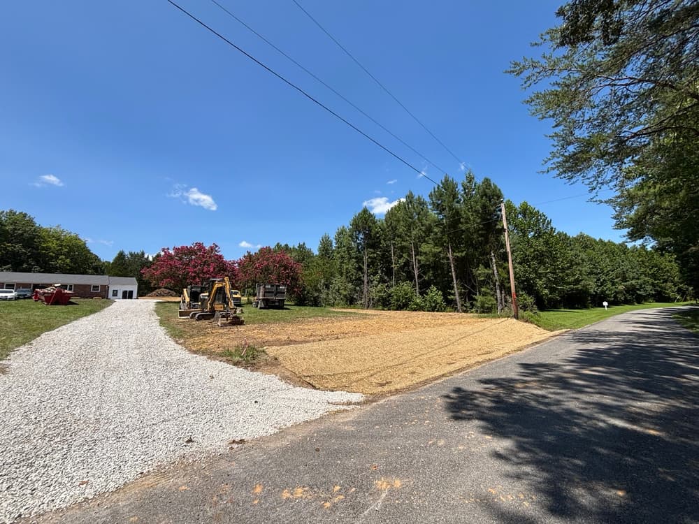 Gallery photos for Remodel Yard Prep, Drainage Fix and Gravel Driveway in New Kent: Image #6