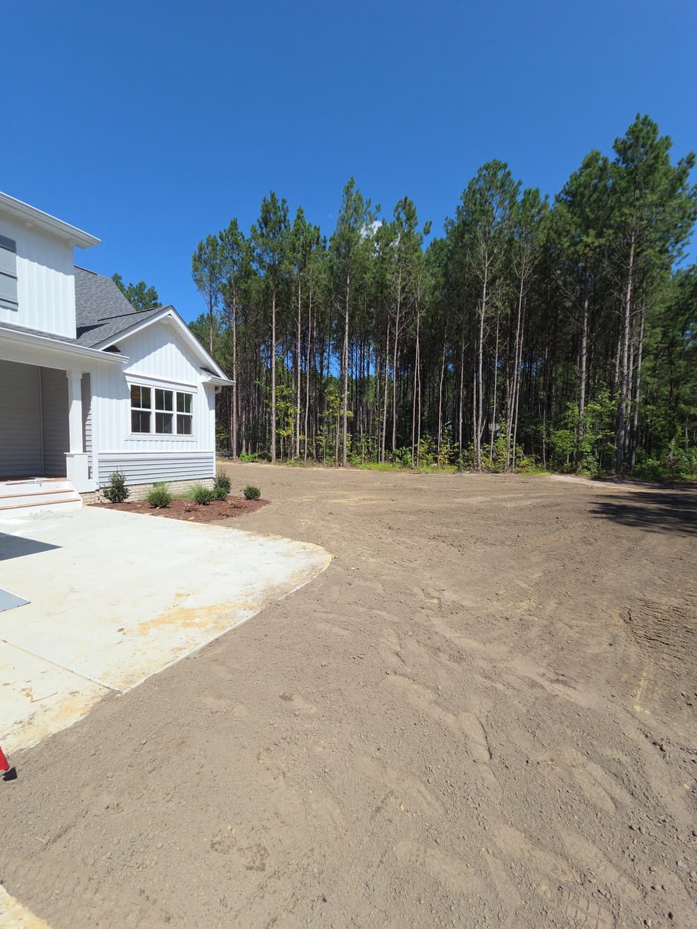 Lot Grading and Hydroseed Prep in Gloucester VA image