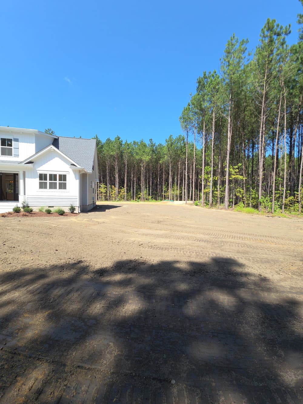 Gallery photos for Lot Grading and Hydroseed Prep in Gloucester VA: Image #2