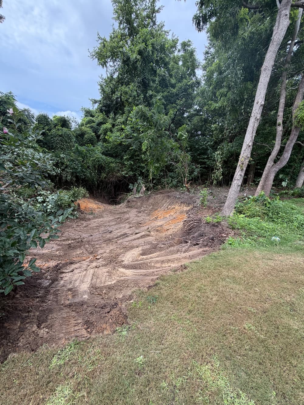 Gallery photos for Storm-Caused Sinkhole Repair and Backyard Expansion in Williamsburg: Image #4