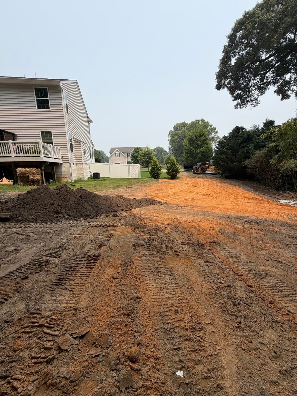 Gallery photos for Storm-Caused Sinkhole Repair and Backyard Expansion in Williamsburg: Image #9