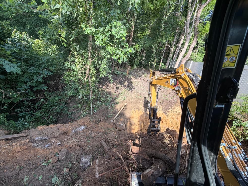 Gallery photos for Storm-Caused Sinkhole Repair and Backyard Expansion in Williamsburg: Image #3