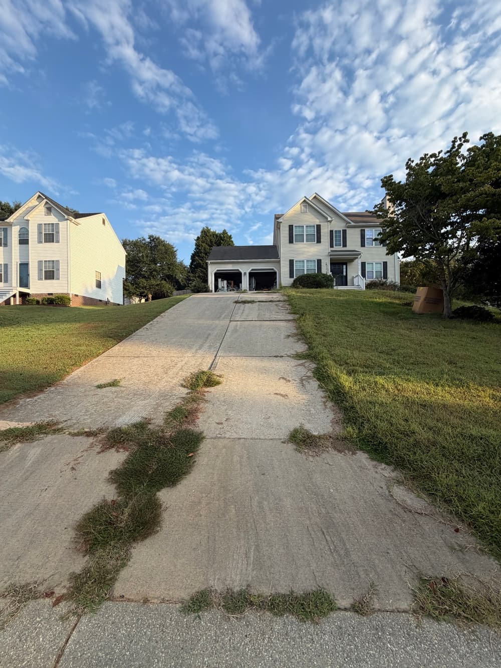 Gallery photos for Sinkhole Under Driveway Fixed and Replaced in Williamsburg: Image #1
