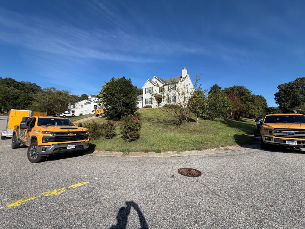 Gallery photos for Sinkhole Under Driveway Fixed and Replaced in Williamsburg: Image #5