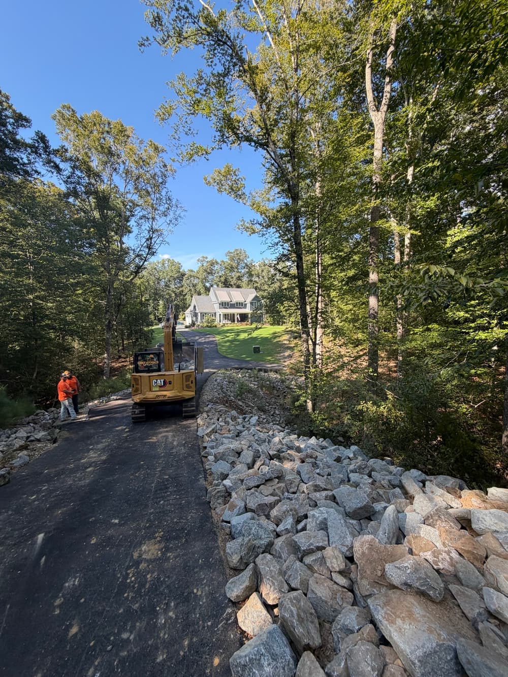 Gallery photos for Sinkhole and Erosion Repair with Rip Rap in Toano: Image #8