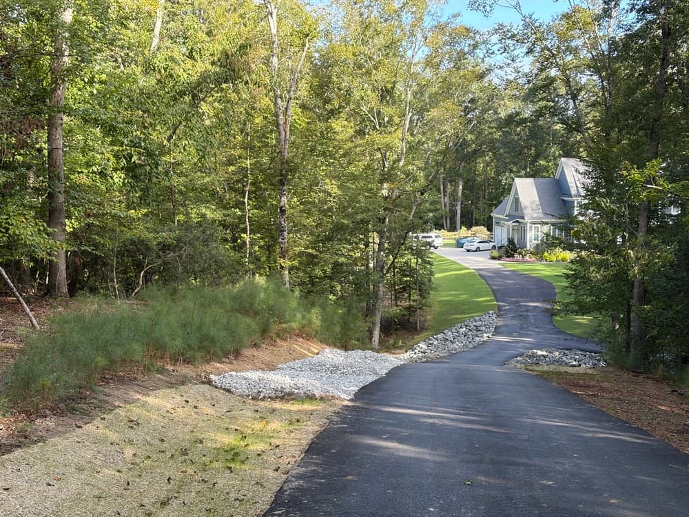 Gallery photos for Sinkhole and Erosion Repair with Rip Rap in Toano: Image #9