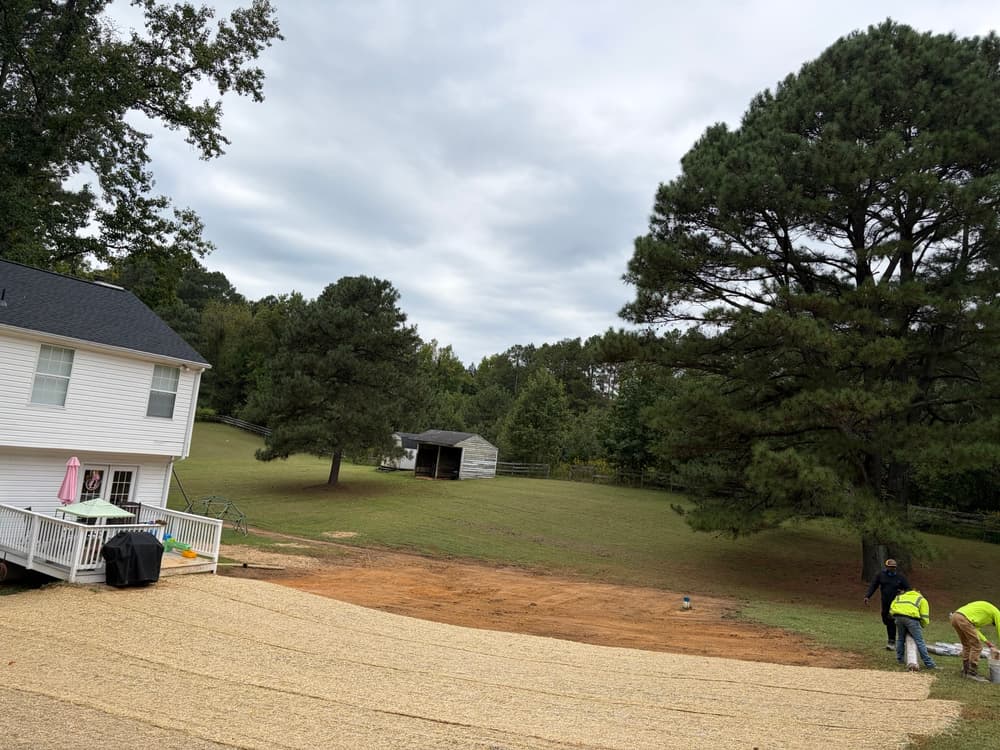 Gallery photos for Full Erosion Repair and Yard Regrading in New Kent: Image #11