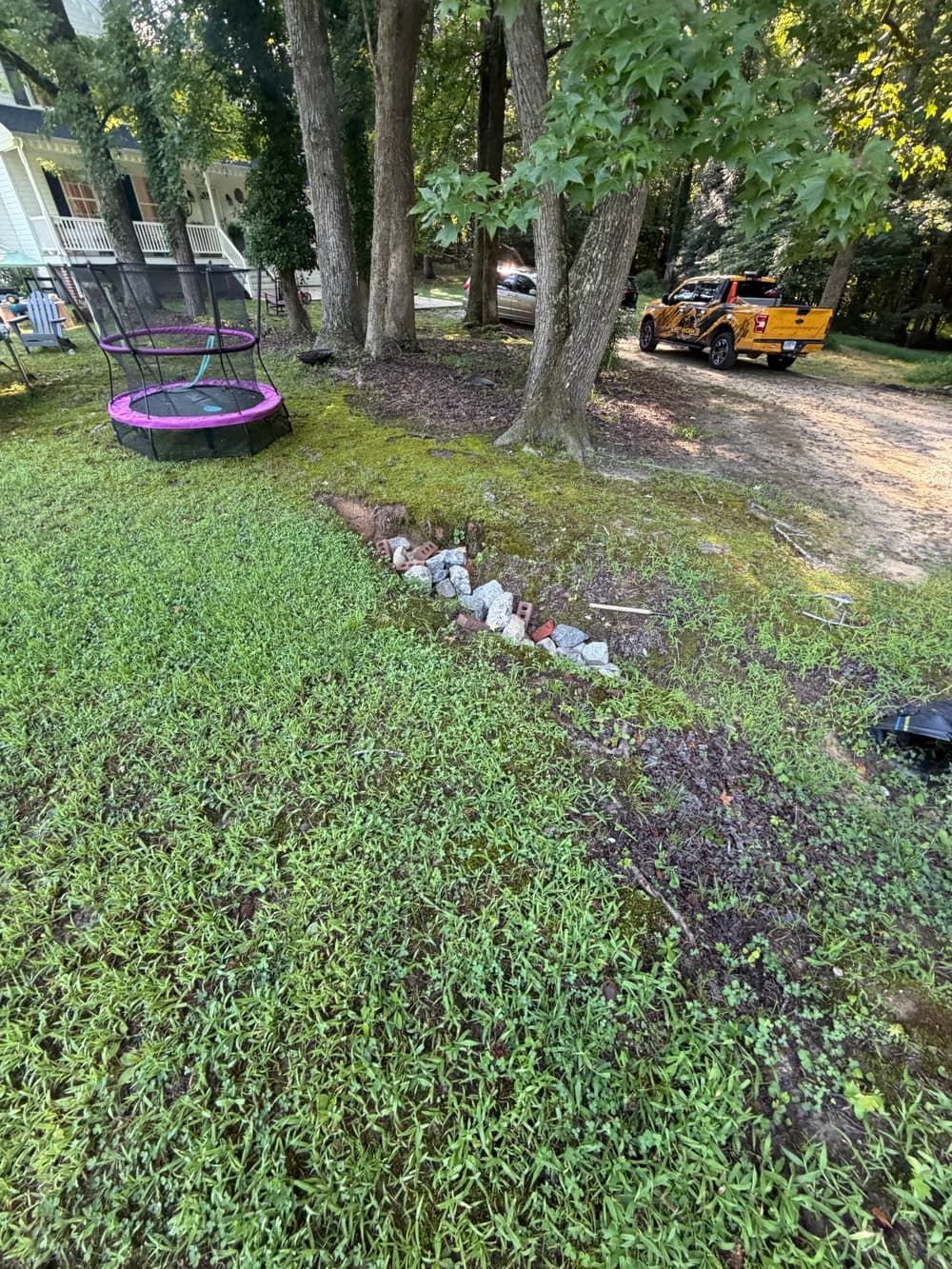 Gallery photos for Full Erosion Repair and Yard Regrading in New Kent: Image #3