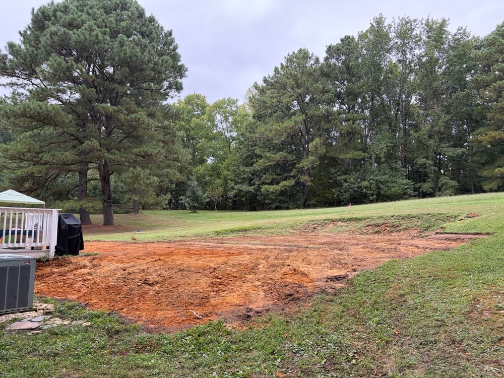 Gallery photos for Full Erosion Repair and Yard Regrading in New Kent: Image #6