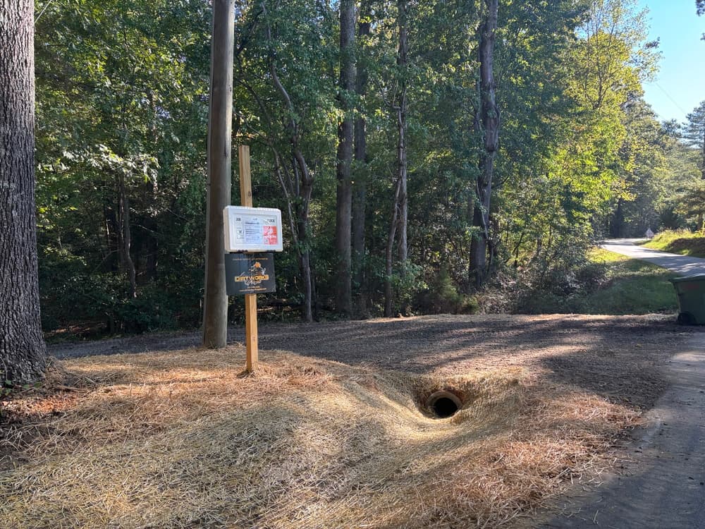Culvert Installation and Drainage Fix Stops Yard Washout in Lanexa
