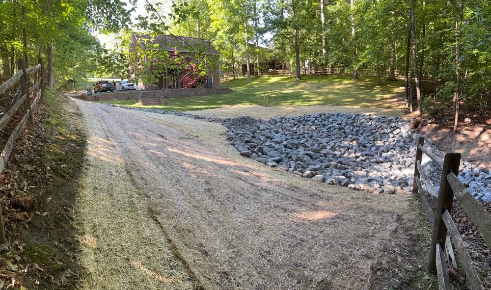 Gallery photos for Severe Erosion Fix in Virginia That Two Contractors Couldn't Solve: Image #2