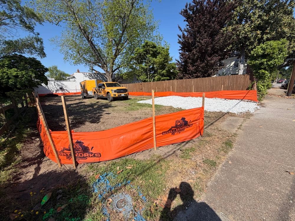 Erosion and Sediment Controls Installed on Two Lots in Smithfield VA image