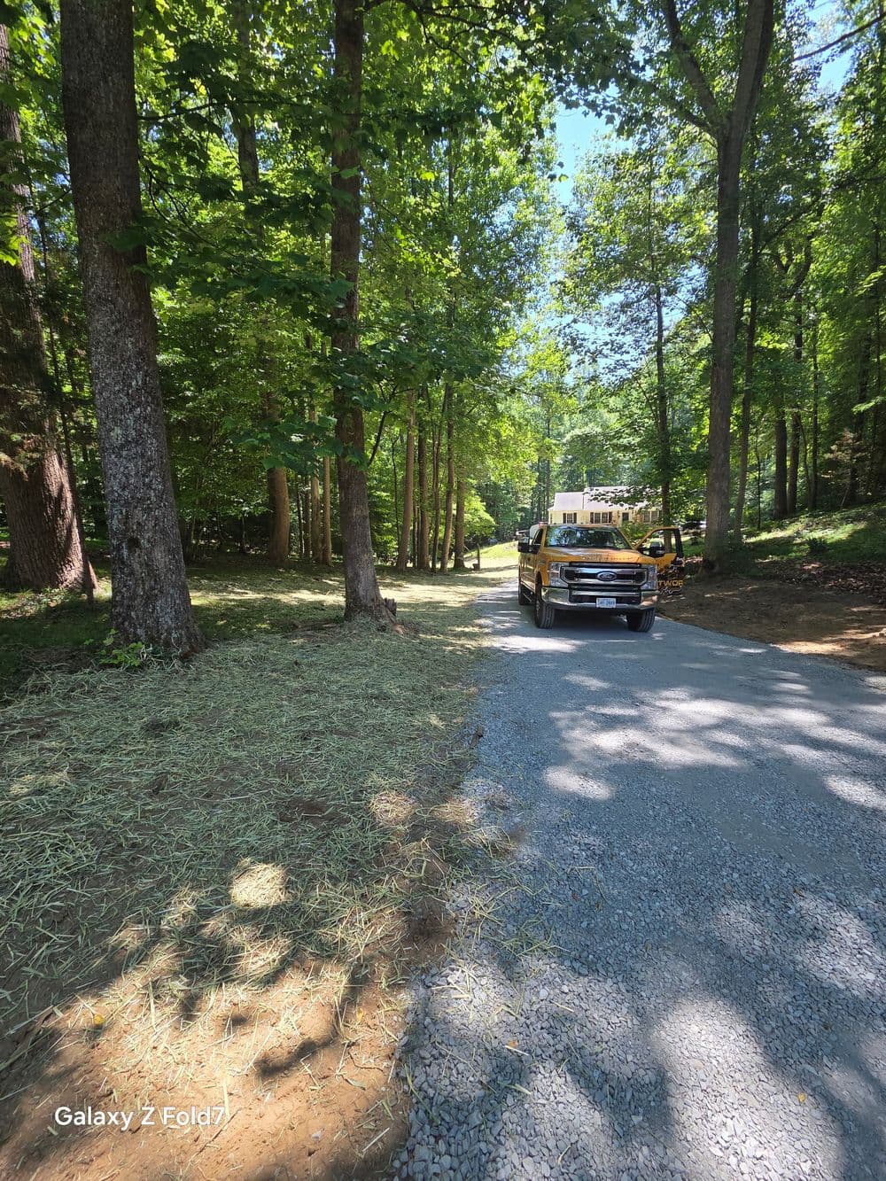 Gallery photos for Driveway Drainage Fix Stops Storm Runoff in New Kent: Image #2