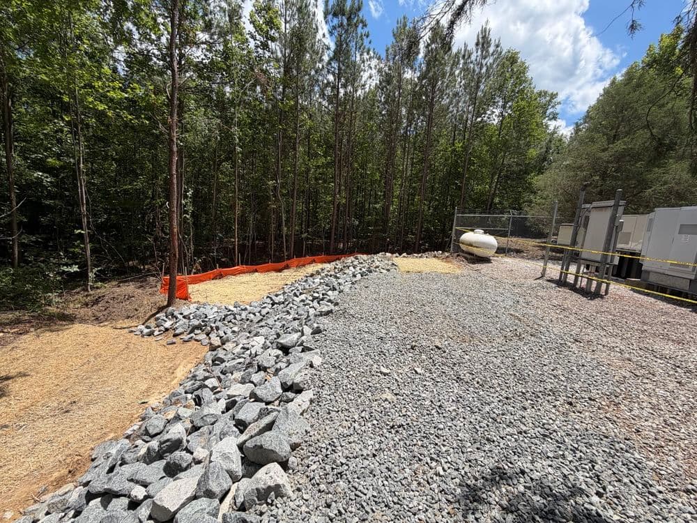 Gallery photos for Cell Tower Pad Expansion with Full Site Prep in Chester VA: Image #5
