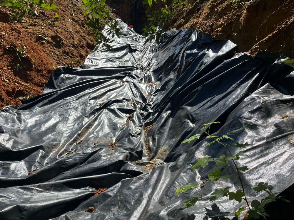 Gallery photos for Major Slope Erosion Repair on a 60% Grade in Lanexa: Image #24