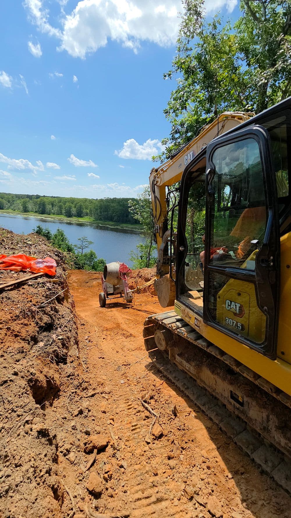 Gallery photos for Major Slope Erosion Repair on a 60% Grade in Lanexa: Image #30
