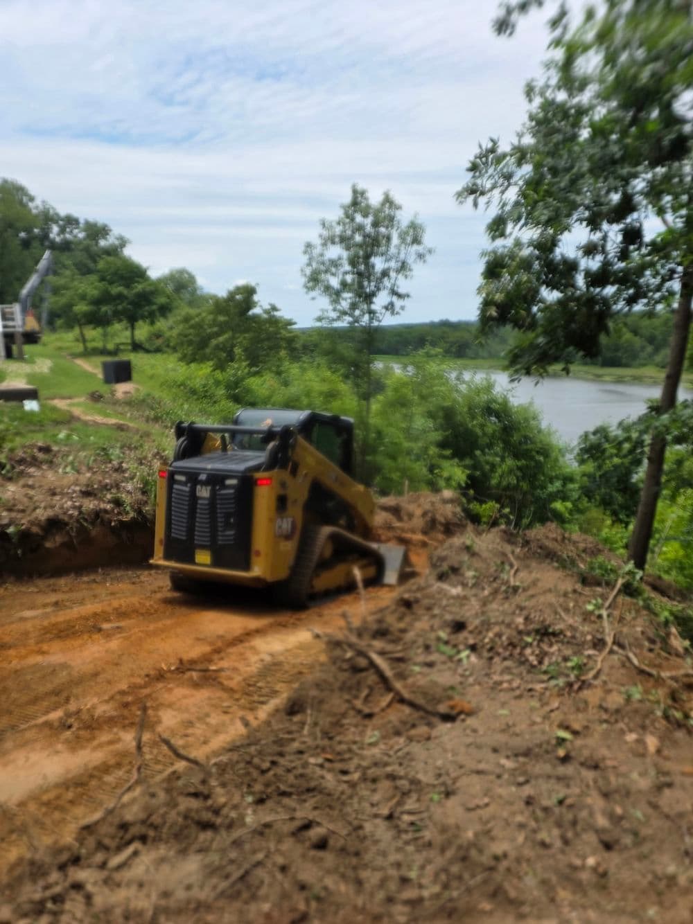 Gallery photos for Major Slope Erosion Repair on a 60% Grade in Lanexa: Image #9