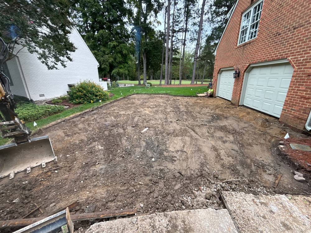Gallery photos for Driveway Demo and Prep in Kingsmill: Image #1