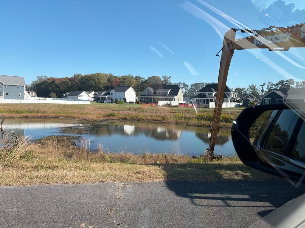 Gallery photos for BMP Pond Forebay Restoration Brought Back to Spec in Tabb: Image #4