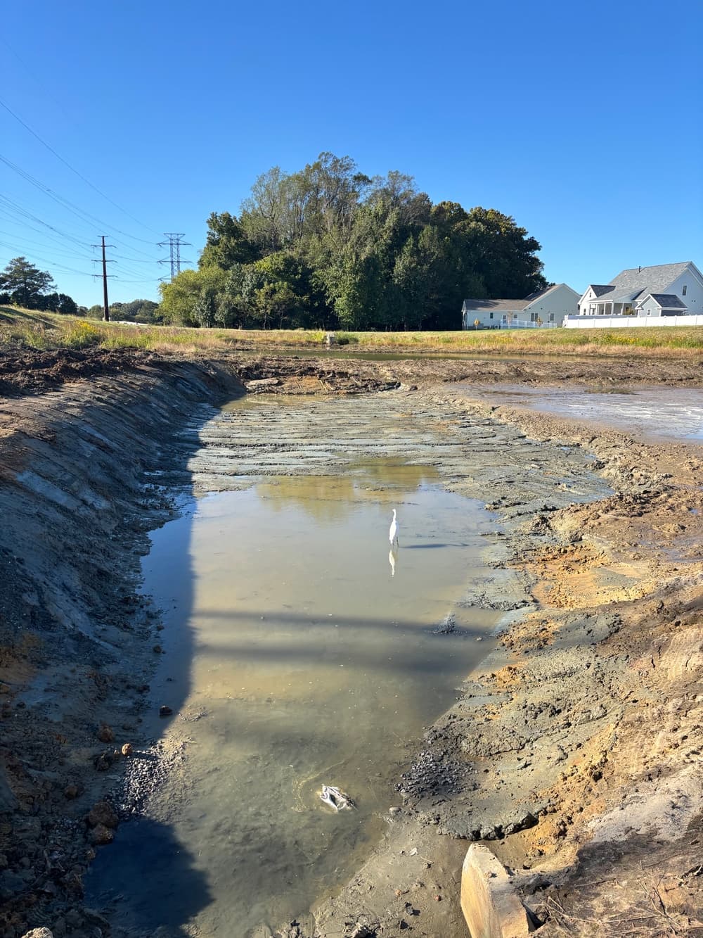 Gallery photos for BMP Pond Forebay Restoration Brought Back to Spec in Tabb: Image #7