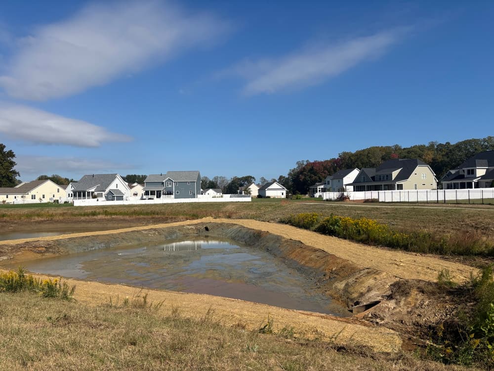 Gallery photos for BMP Pond Forebay Restoration Brought Back to Spec in Tabb: Image #11
